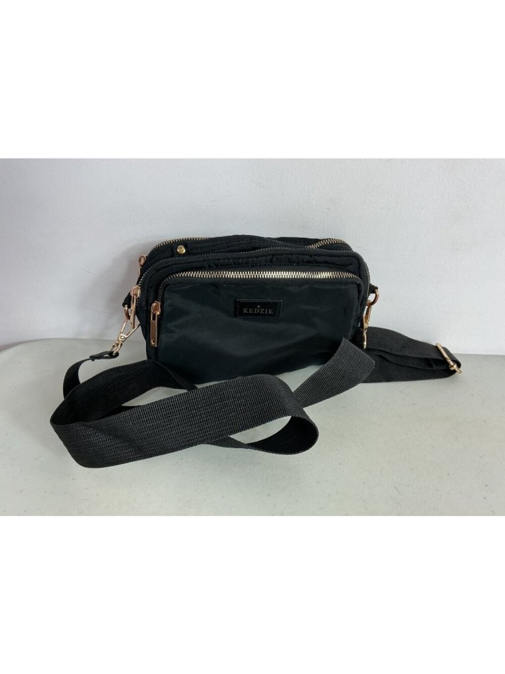 Kedzie Black Sling Crossbody Purse Bag